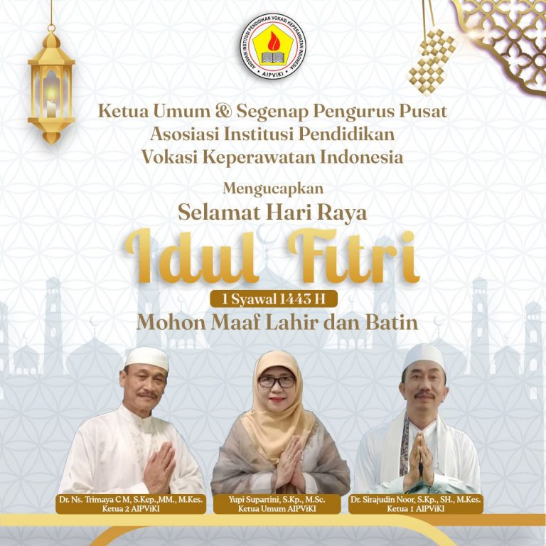 Read more about the article Segenap Pengurus Pusat AIPViKI Mengucapkan: Selamat Hari Raya Idul Fitri 1443 H
