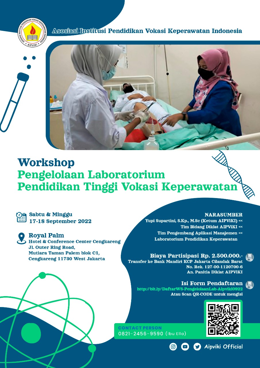 Read more about the article Workshop Pengelolaan Laboratorium Pendidikan Tinggi Vokasi Keperawatan