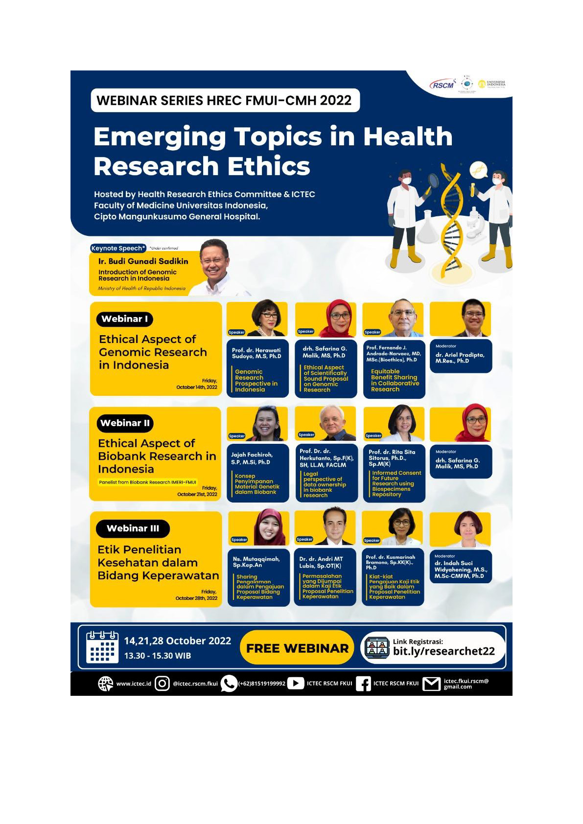 Read more about the article Webinar “Emerging Topics in Health Research Ethics”