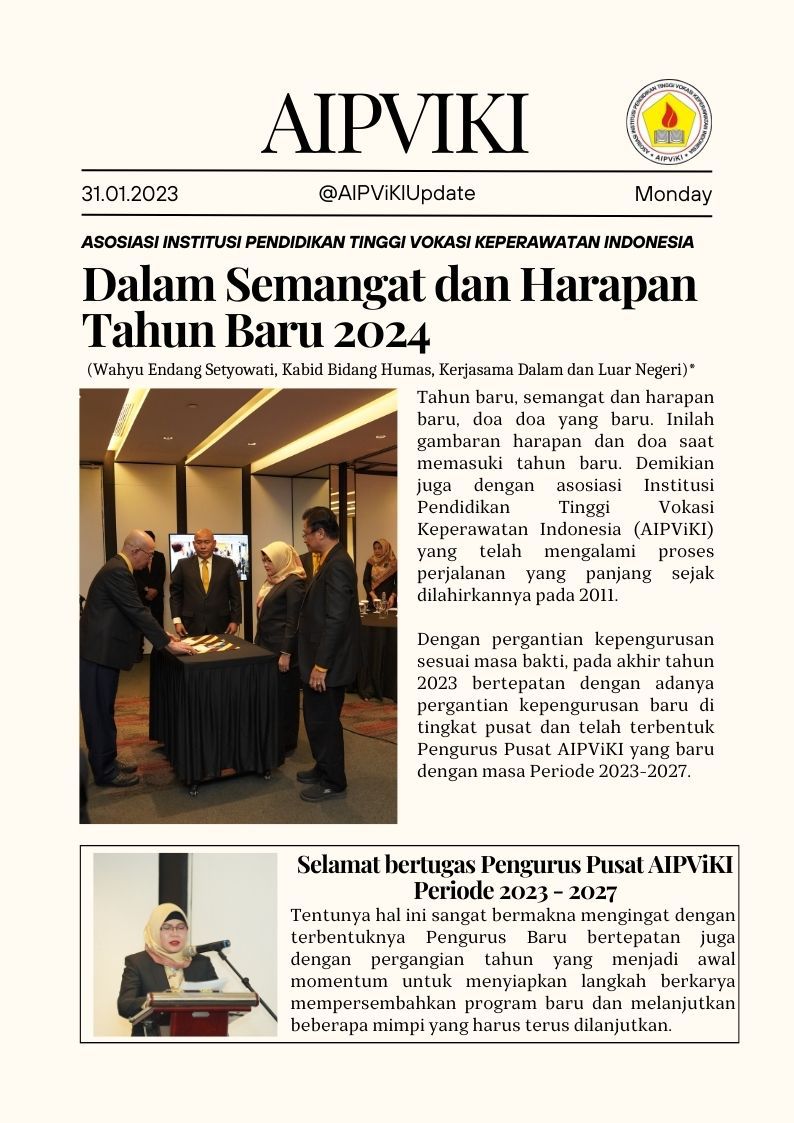 Read more about the article Dalam Semangat dan Harapan Tahun Baru 2024