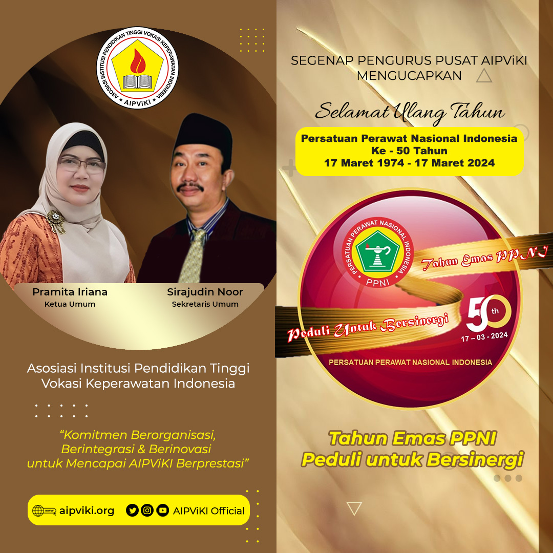Read more about the article Selamat Ulang Tahun PPNI Ke – 50 Tahun