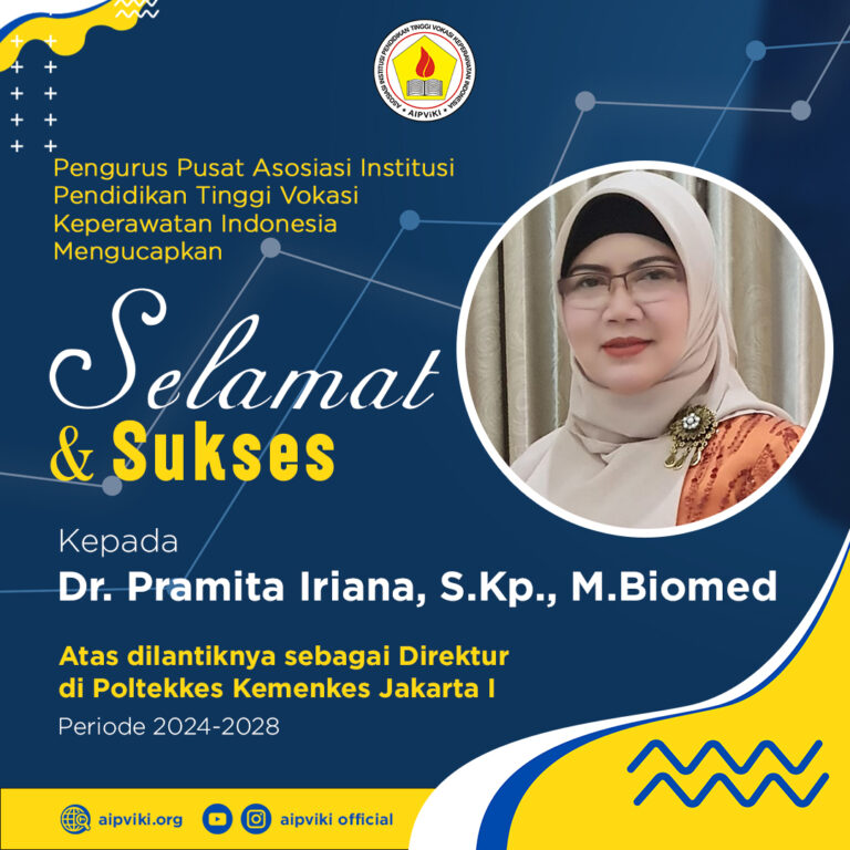 Read more about the article Selamat dan Sukses atas Dilantiknya Ibu Pramita Iriana sebagai Direktur Poltekkes Kemenkes Jakarta I
