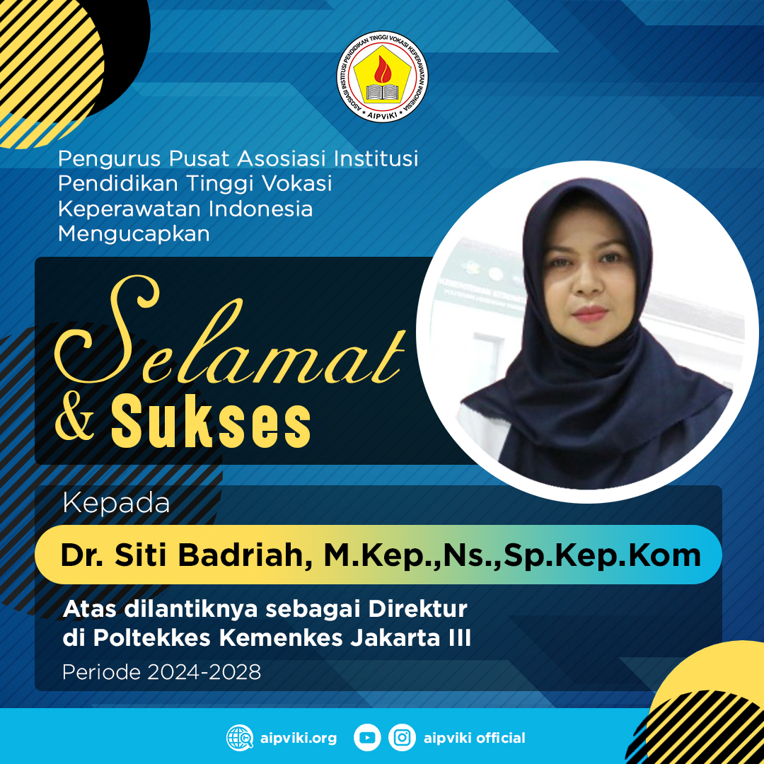 Read more about the article Selamat dan Sukses atas Dilantiknya Ibu Siti Badriah sebagai Direktur Poltekkes Kemenkes Jakarta III