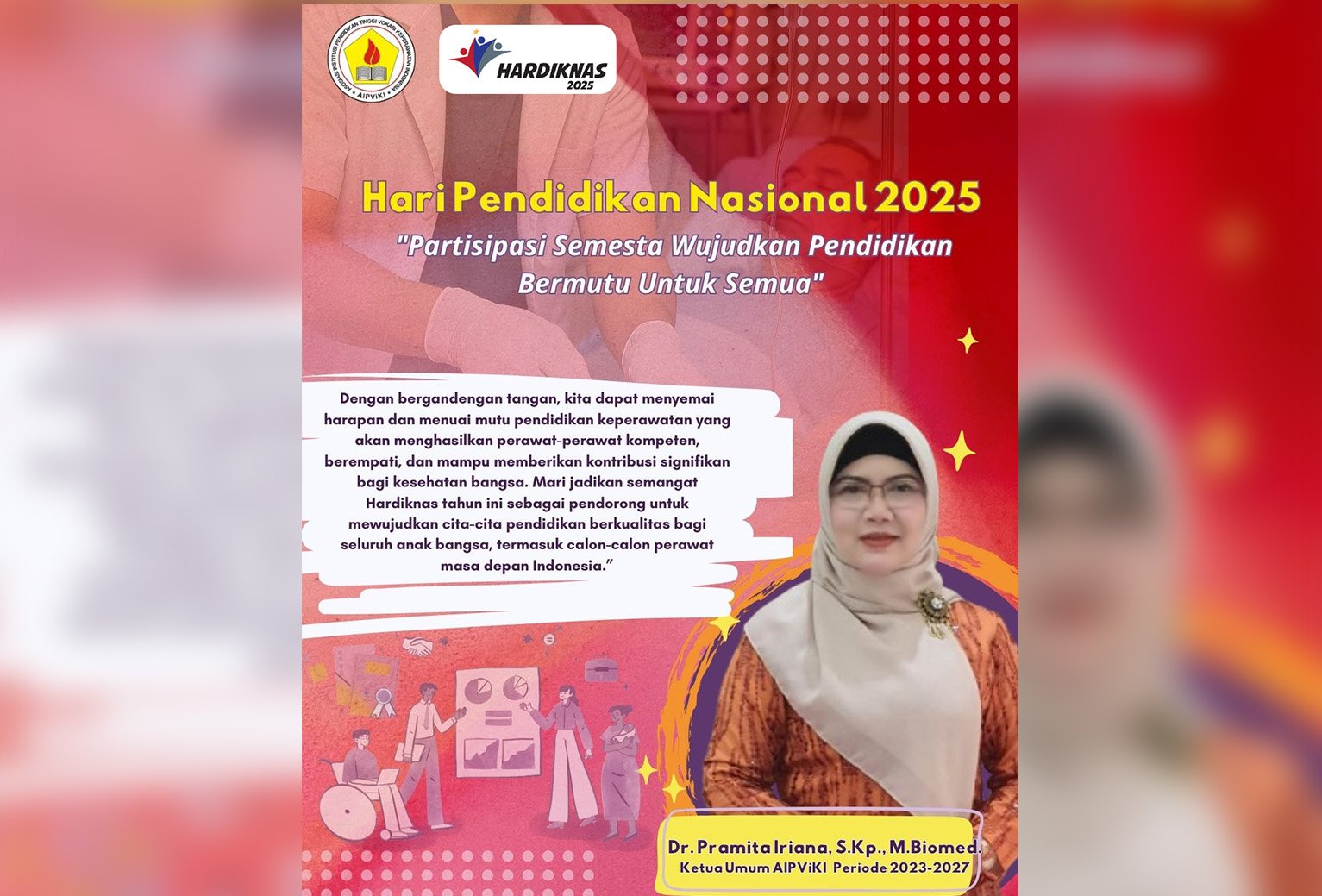 Read more about the article Menyemai Harapan, Menuai Mutu: Relevansi Peringatan Hari Pendidikan Nasional 2025 bagi Penguatan Pendidikan Tinggi Vokasi Keperawatan